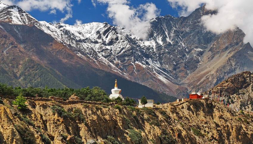 Majestic Mustang Scenery with Kutsap Teringa Gompa